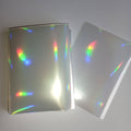 50 vnt. holografinės kortelių įmautės (sleeves) 65×90 mm – Pokémon, MTG, TCG kortelėms Rainbow
