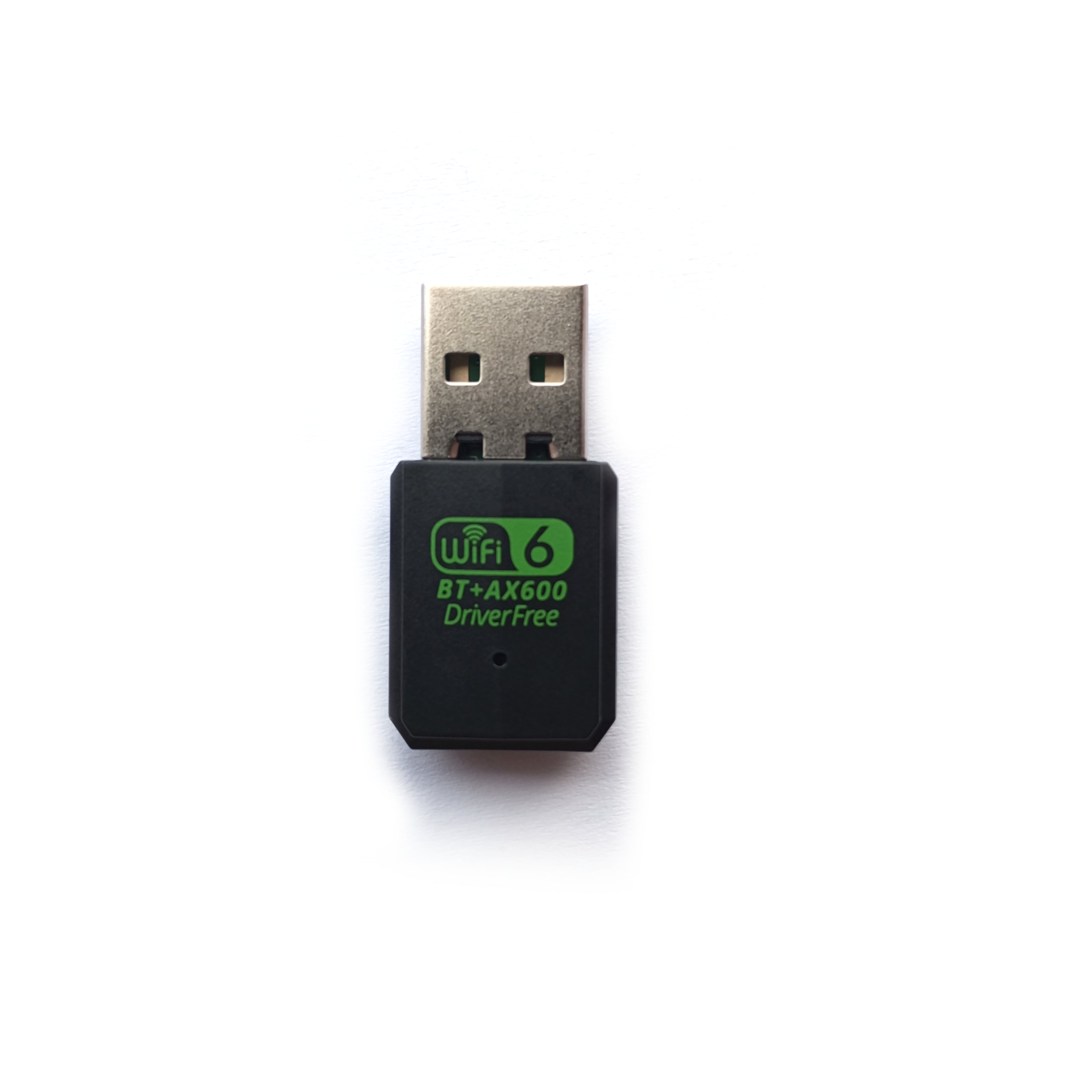 USB WiFi 6 + Bluetooth 5.4 adapteris belaidis internetas – AX600, 2.4G/5G dvigubas ryšys, PC / Laptop
