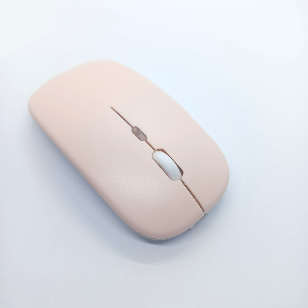 Belaidė 2.4G RGB pelė rausva