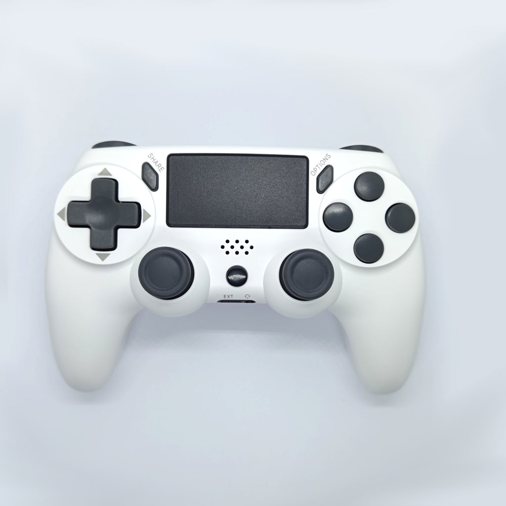 Baltas bevielis žaidimų pultelis PS4
