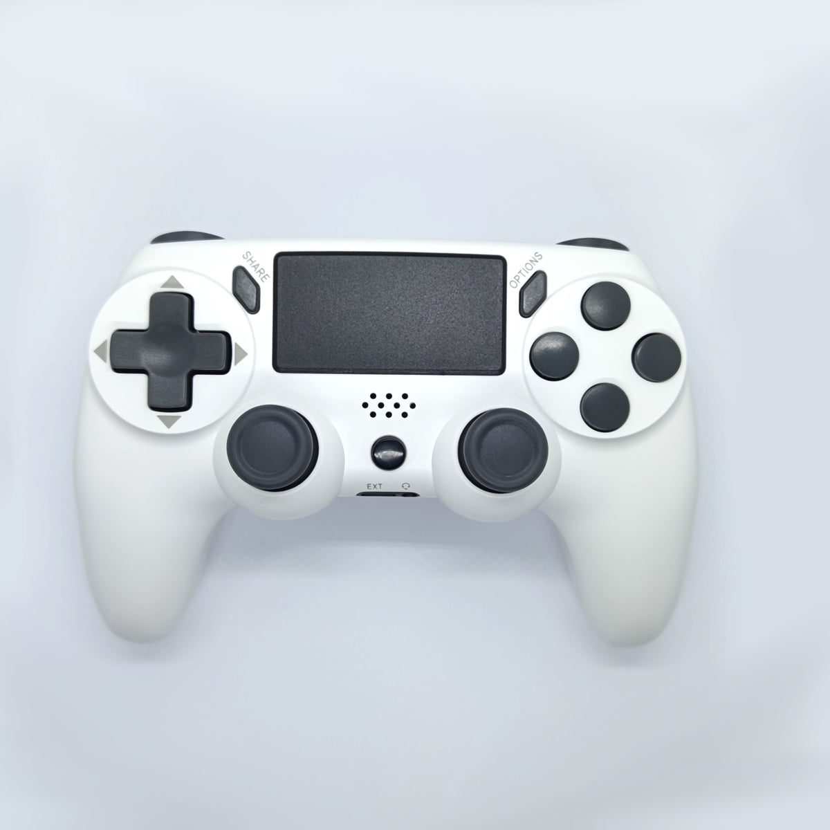Baltas bevielis žaidimų pultelis PS4