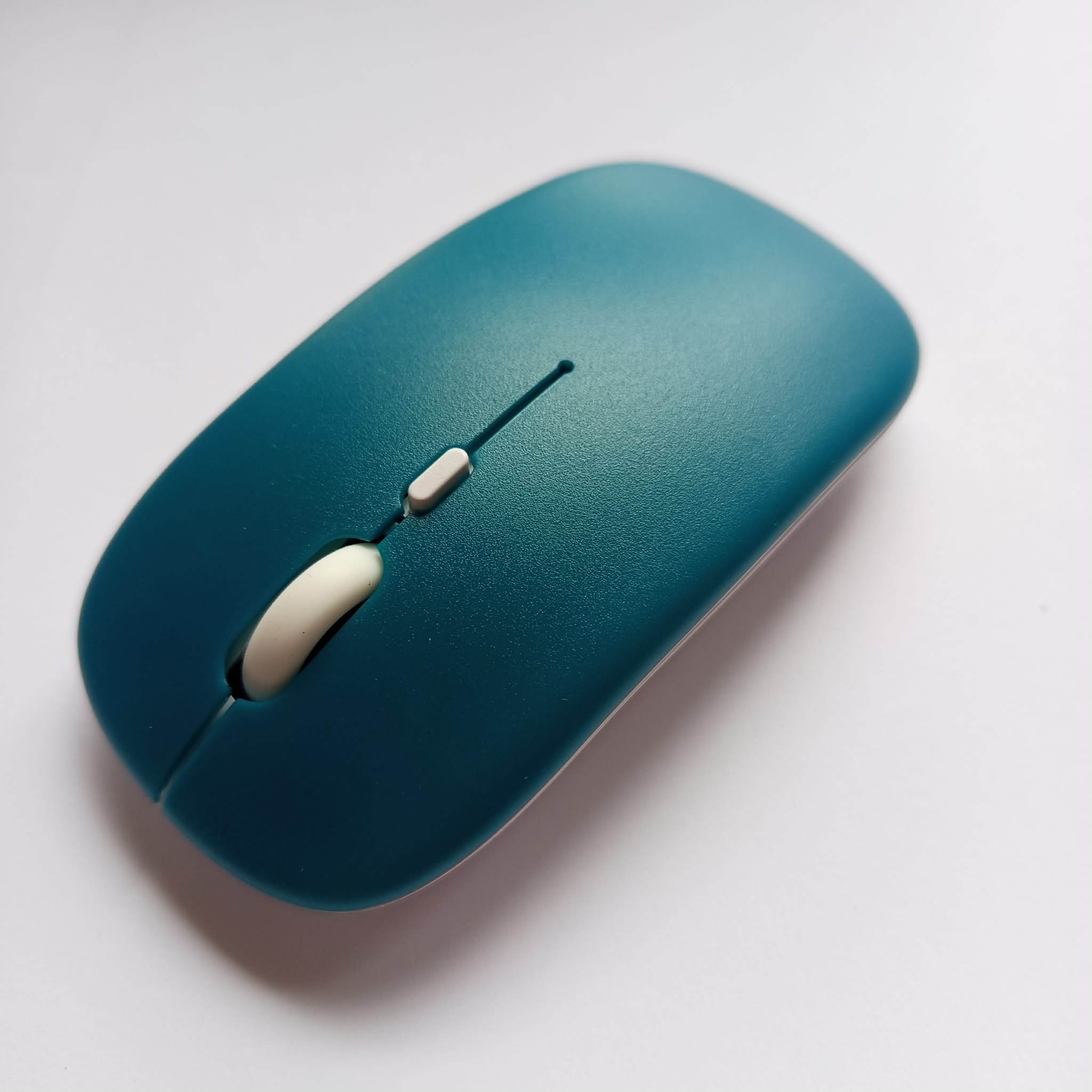Belaidė Bluetooth plona tyli kompiuterio pelė tamsiai žalia