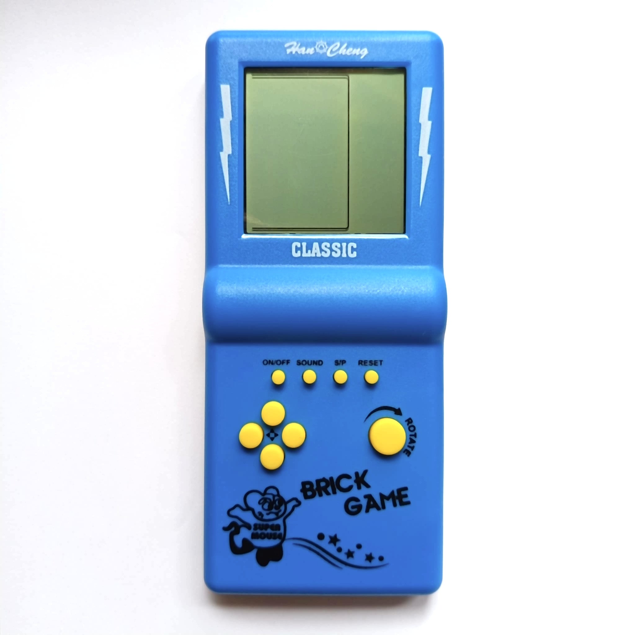Brick Game retro nešiojama žaidimų konsolė mėlyna