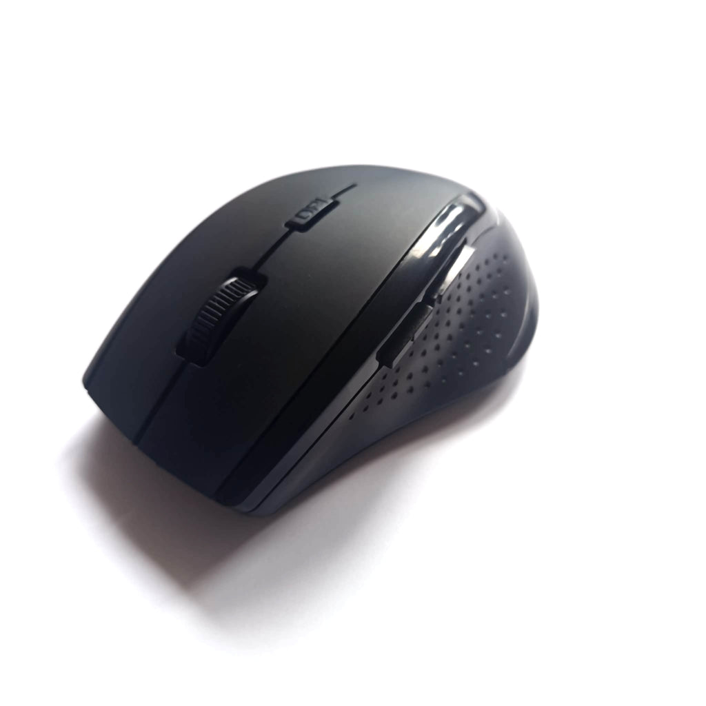 Ergonomiška belaidė pelė juoda