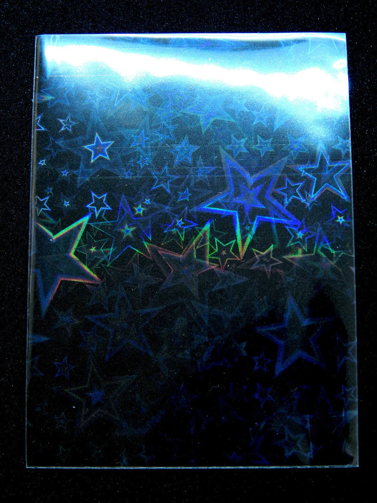 Holografinės kortelių įmautės 65 × 90 mm, 20 vnt. žvaigždutės