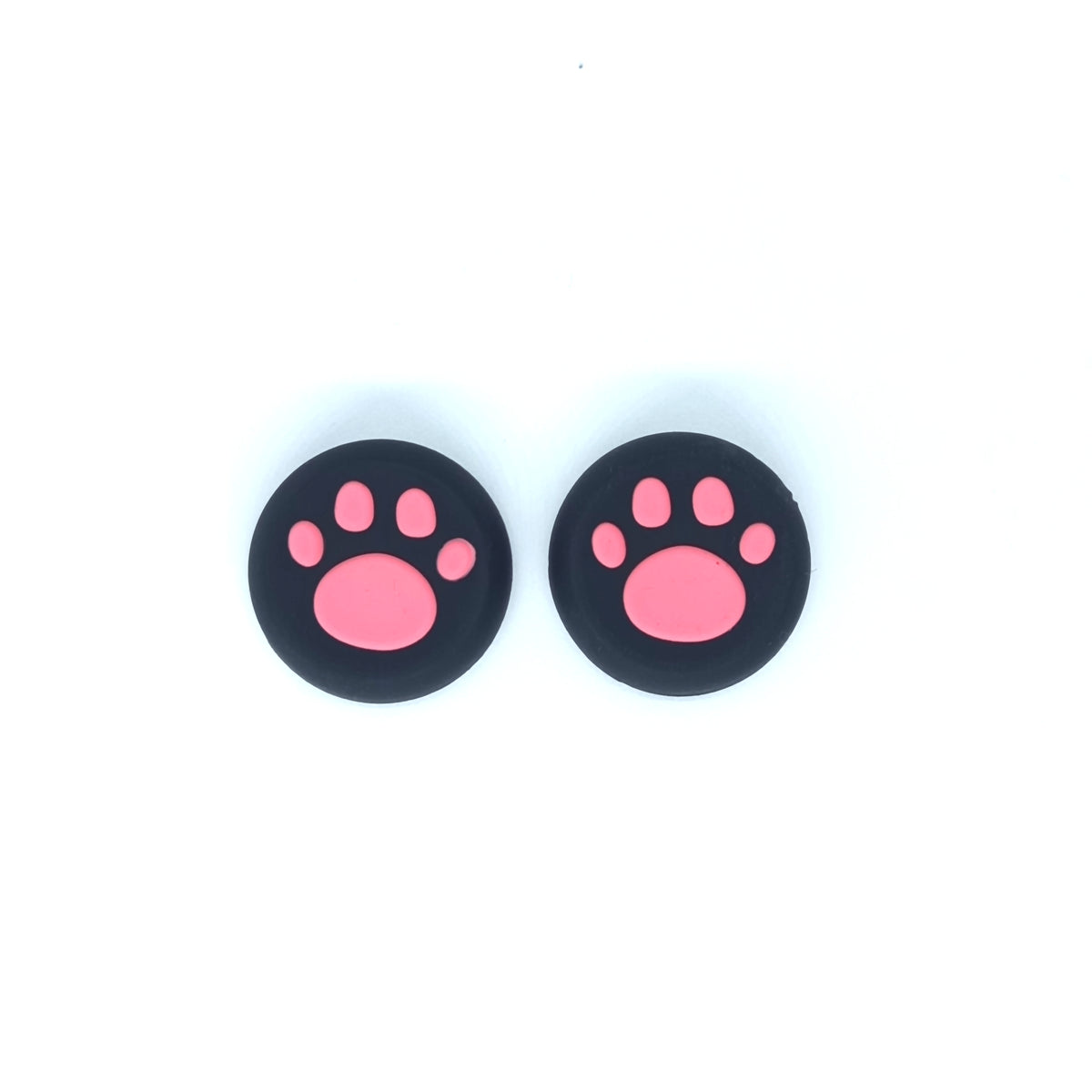 2 vnt. silikoniniai analoginių svirtelių dangteliai valdikliui (Thumbstick covers) – PS5 / PS4 / PS3 / Xbox Katės letenėlės / Cat Paw