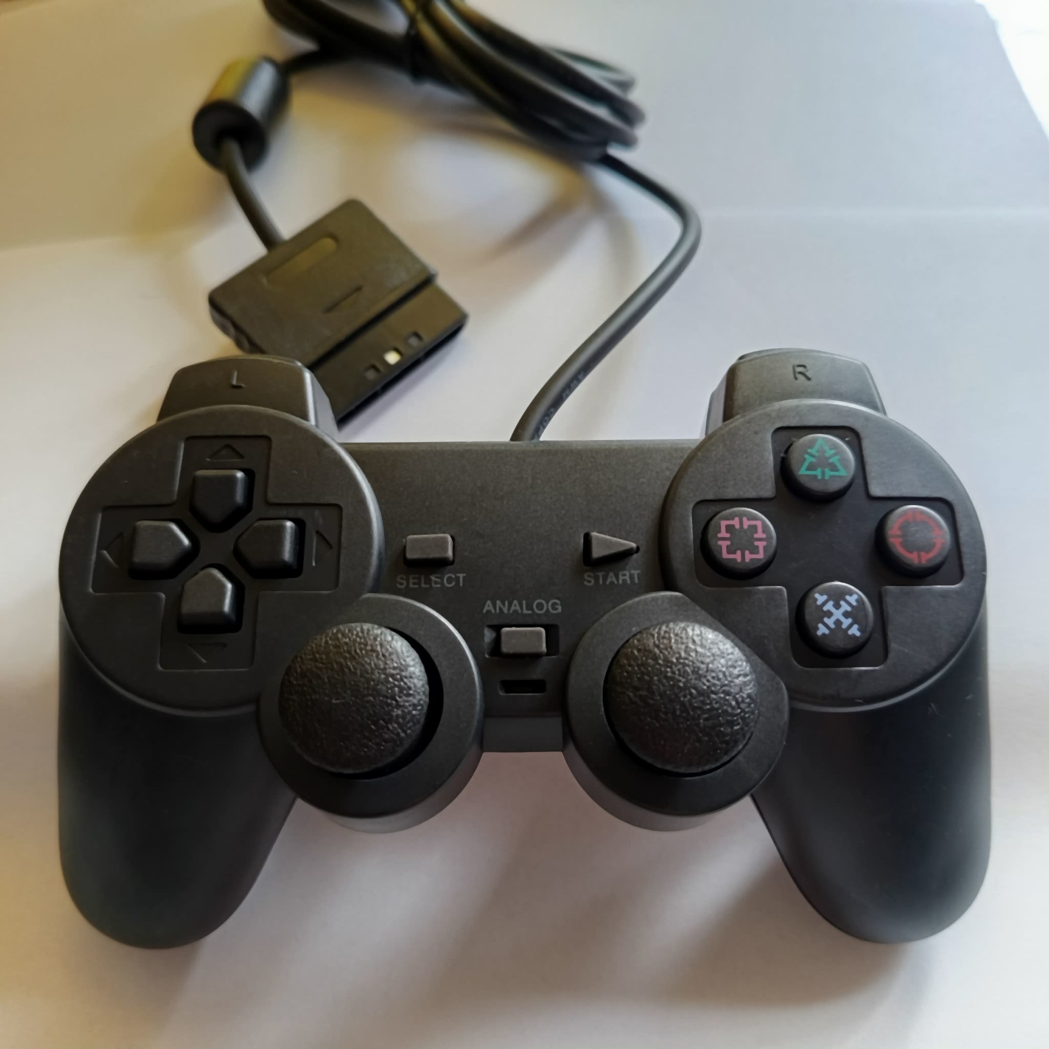 PS2 controller joystick gamepad black