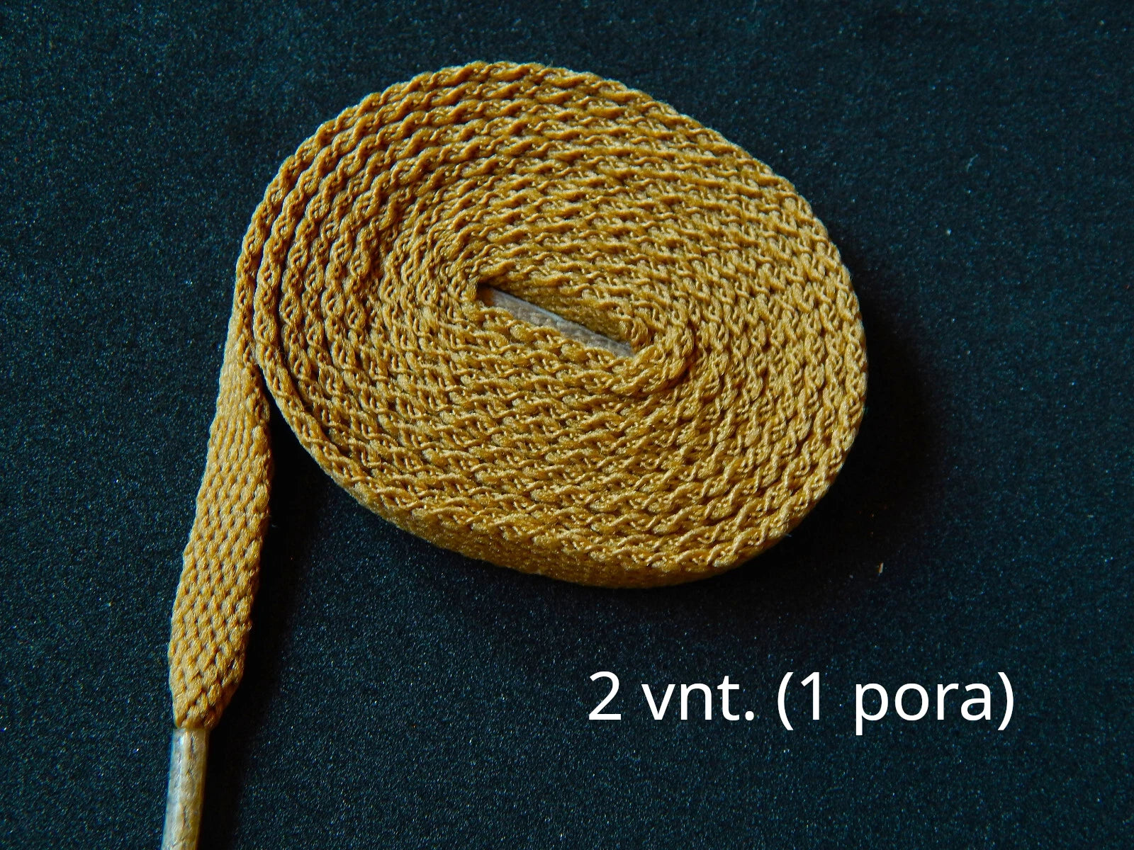 Plokšti batų raišteliai 120 cm ilgio ir 8 mm pločio ruda