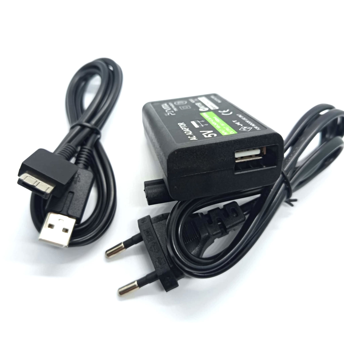 PS Vita 1000 įkroviklis ir USB laidas