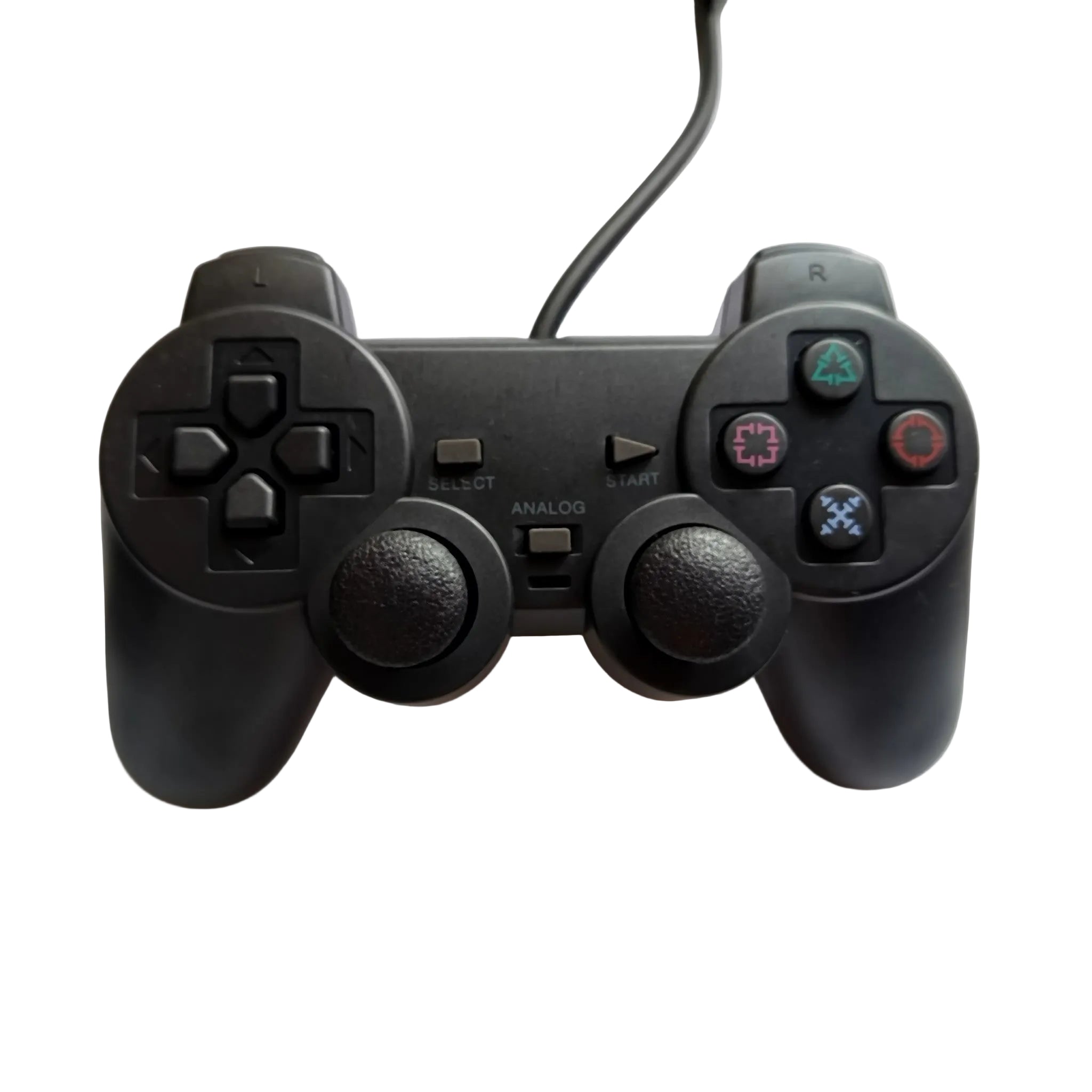 PlayStation 2 naujas žaidimų pultelis juodas