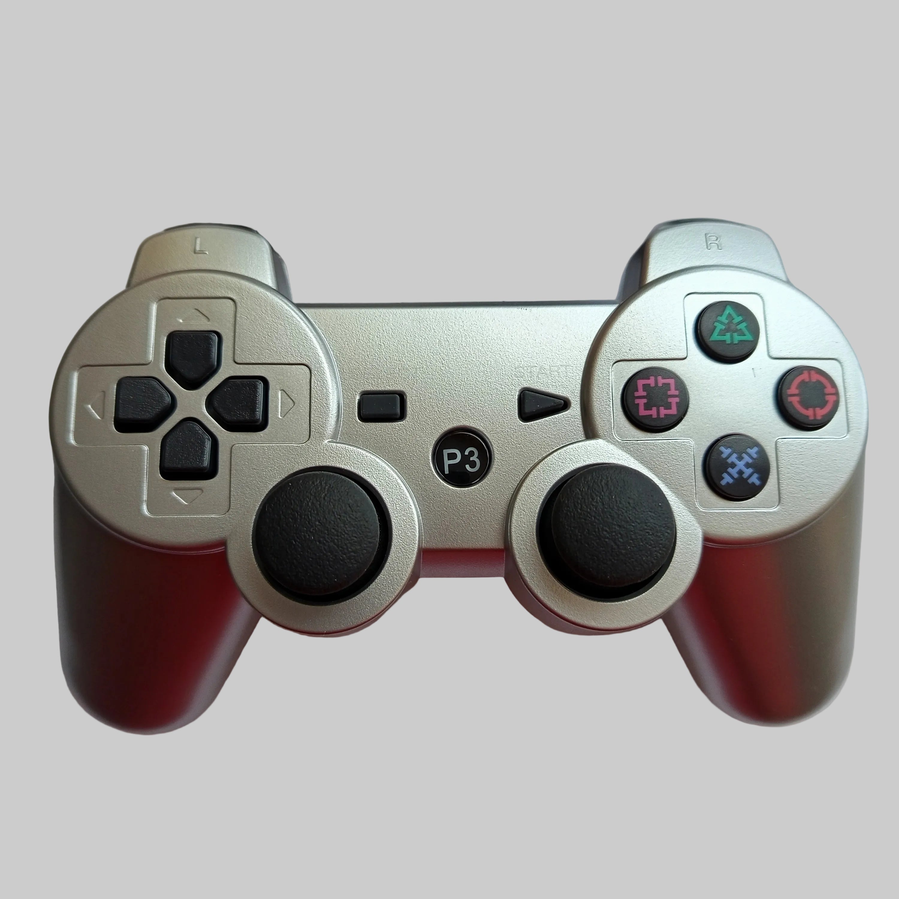 PS3 sidabrinis bevielis žaidimų pultelis
