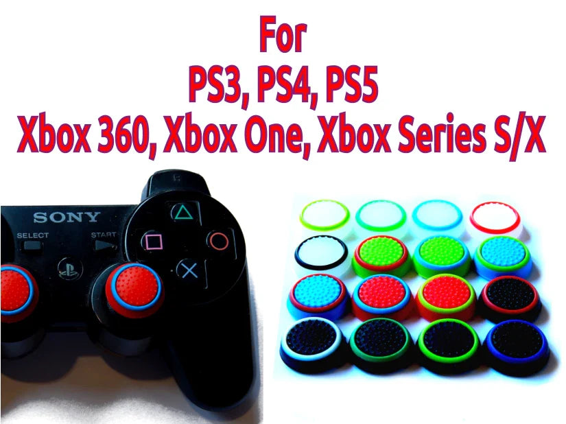 PS5 PS4 PS3 Xbox S/X one 360 valdiklio analoginių svirčių gumelės