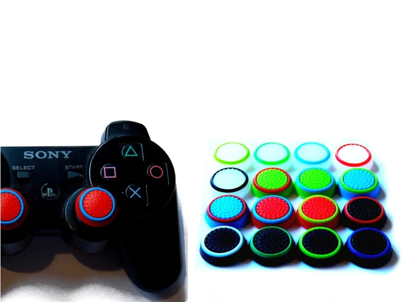 PS5 PS4 Xbox valdiklio nykščiu analogu svirčių gumelės dangteliai