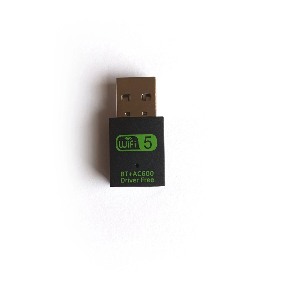 USB WiFi + Bluetooth 4.2 Adapter 2-in-1 – 600 Mbps, PC / Laptop