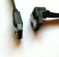 SATA 3.0 kabelis 6 Gb/s – 40 cm, 90° kampinis (Right Angle) HDD / SSD