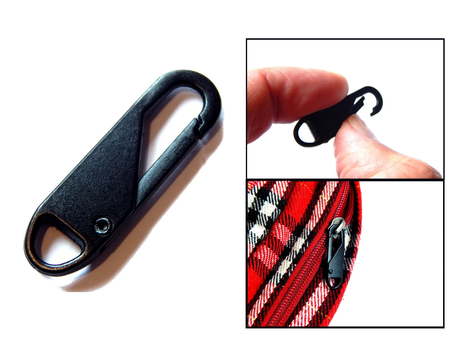 Užtrauktuko slankiklio pakaitalas – metalinis, daugkartinis, 1 vnt. Užtrauktuko taisymas