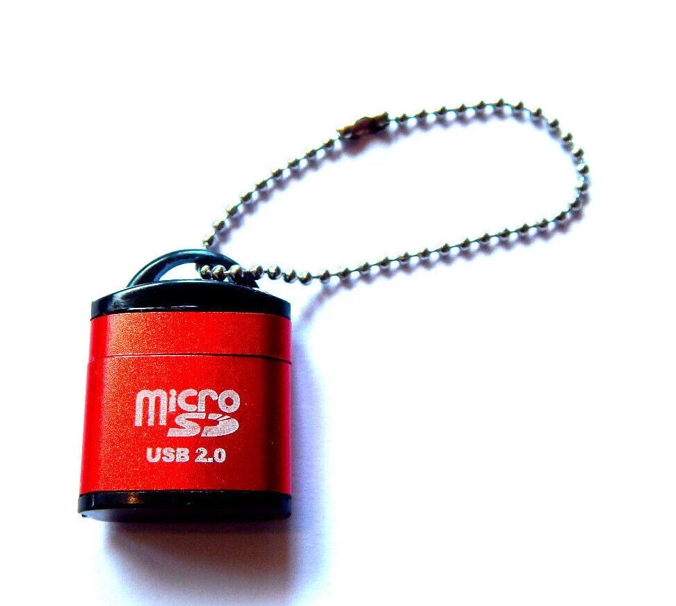 USB 2.0 Micro SD (TF) kortelių skaitytuvas – mini adapteris kompiuteriui ir telefonui