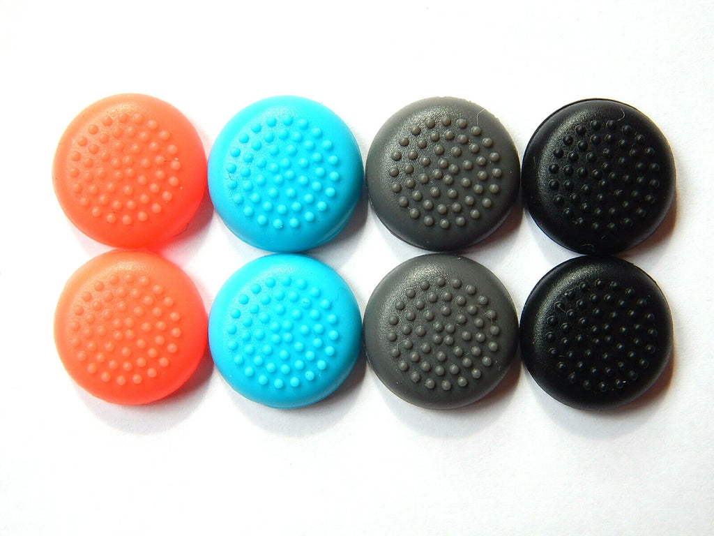 Nintendo Switch analogų gumelės (thumbstick grips) – neslystančios, 2 vnt.