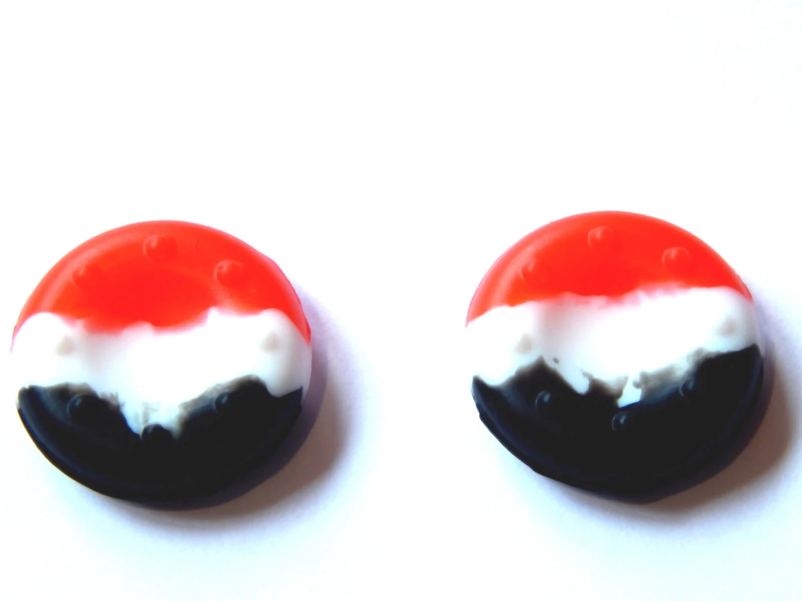 Silikoniniai thumbstick dangteliai PS5 PS4 PS3 Xbox ONE S/X balta raudona juoda