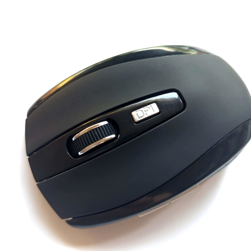 Wireless Mouse 1600 DPI juodos spalvos