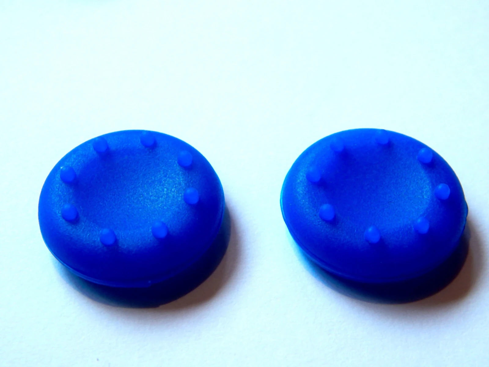 Platūs silikoniniai analoginių svirtelių dangteliai Thumbstick valdikliams PS5 PS4 PS3 Xbox 360 S/X one mėlynas