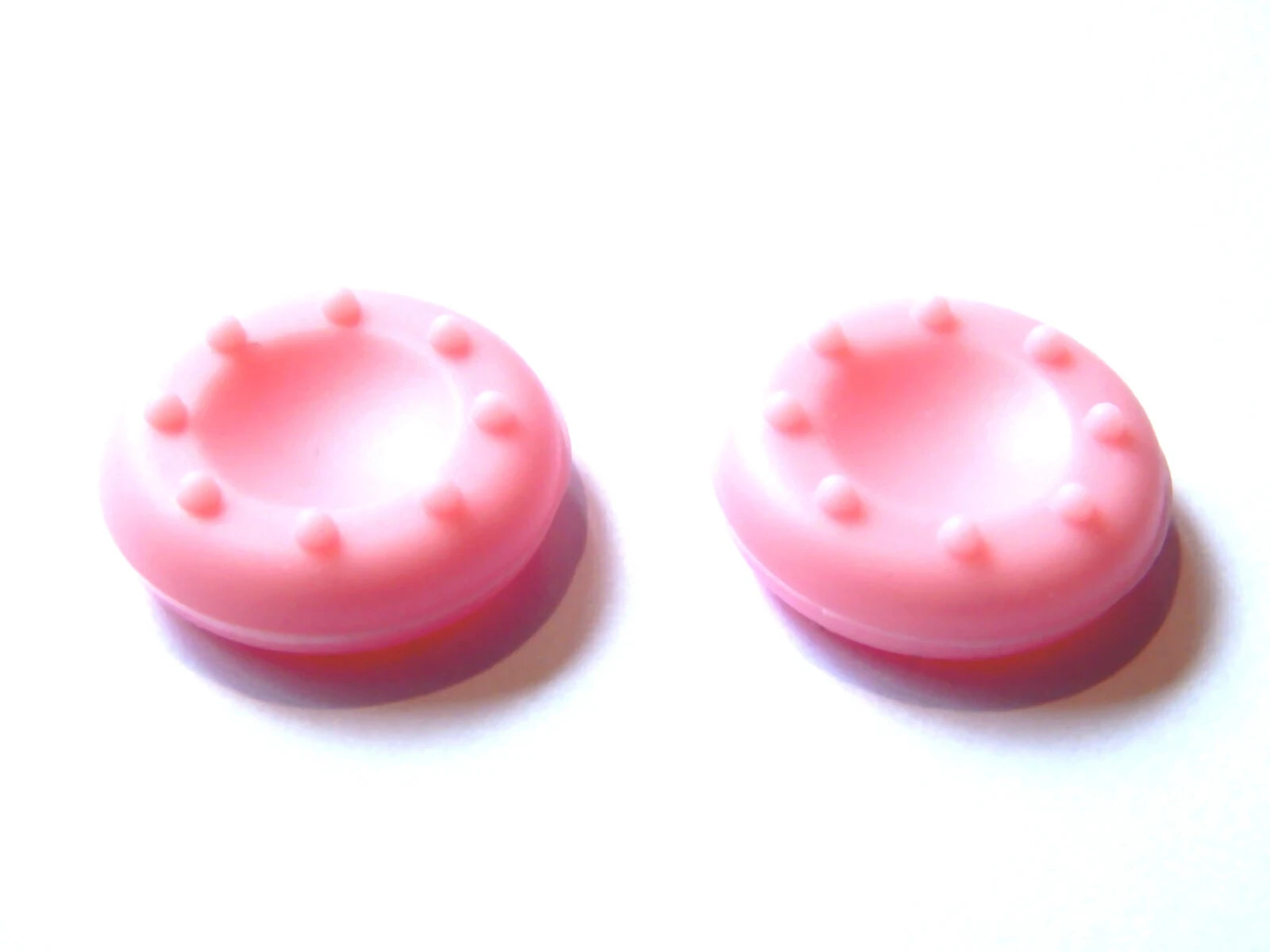 Platūs silikoniniai analoginių svirtelių dangteliai Thumbstick valdikliams PS5 PS4 PS3 Xbox 360 S/X one rausvas