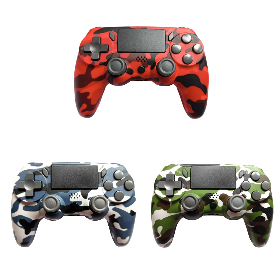 Belaidis Bluetooth P47 žaidimų pultelis PS4 PC Android TV kamufliažinis